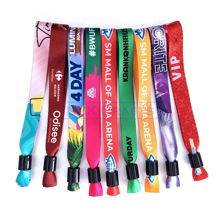 Custom Cheap Summer Beach Event Wrist bands Festival No minimum