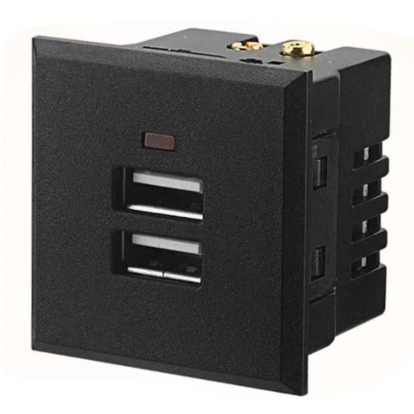 Умная настенная розетка с 2-мя USB-портами, 2,1 А, 5 В