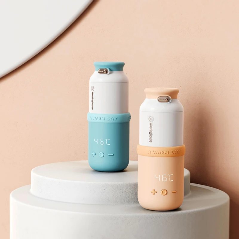Heating Milk Baby Formula Bottle Warmer  Wireless Baby Milk Warmer keep warm Portable Bottle Warmer
