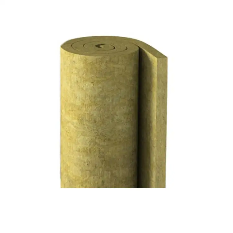 Pure Rock Wool Insulation Blanket 60Kg M3 Density Rock Wool felt Insulation