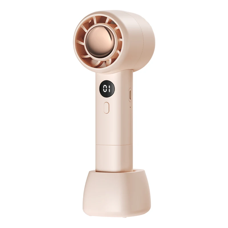 3 Speed Quiet Small Handheld Portable Electric Fan Stand Desk USB Rechargeable Sports Pocket Mini Fan