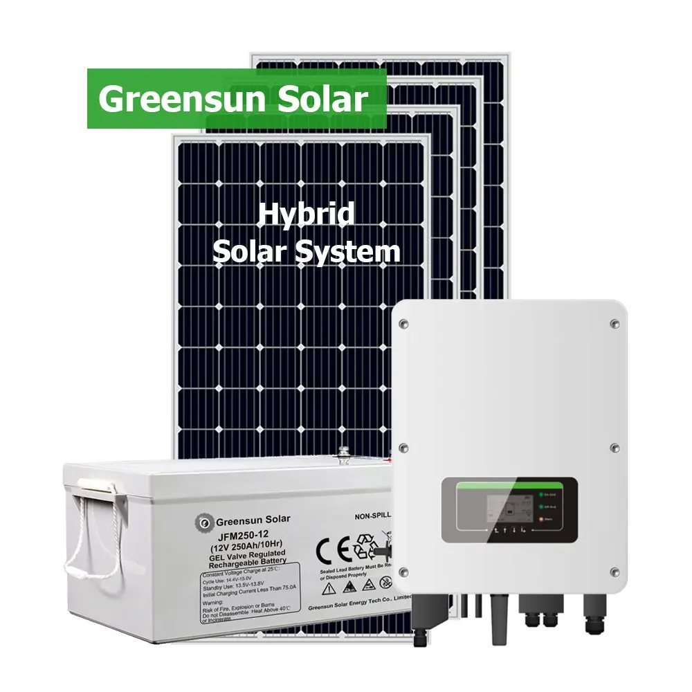 Small Home Use 5kw Solar Panel System Wind Hybrid 5kva