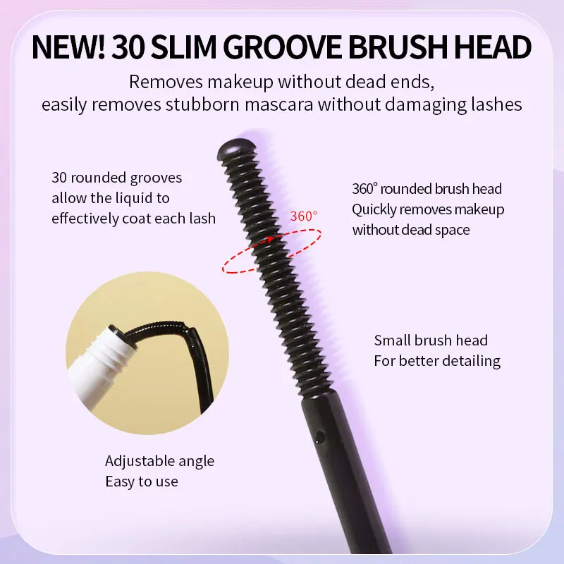 Guangzhou Eyelashes Remover Easy Makeup Removal 360 Circular Groove No Eyelash Loss No Smudging Easy Erase Stubborn Mascara
