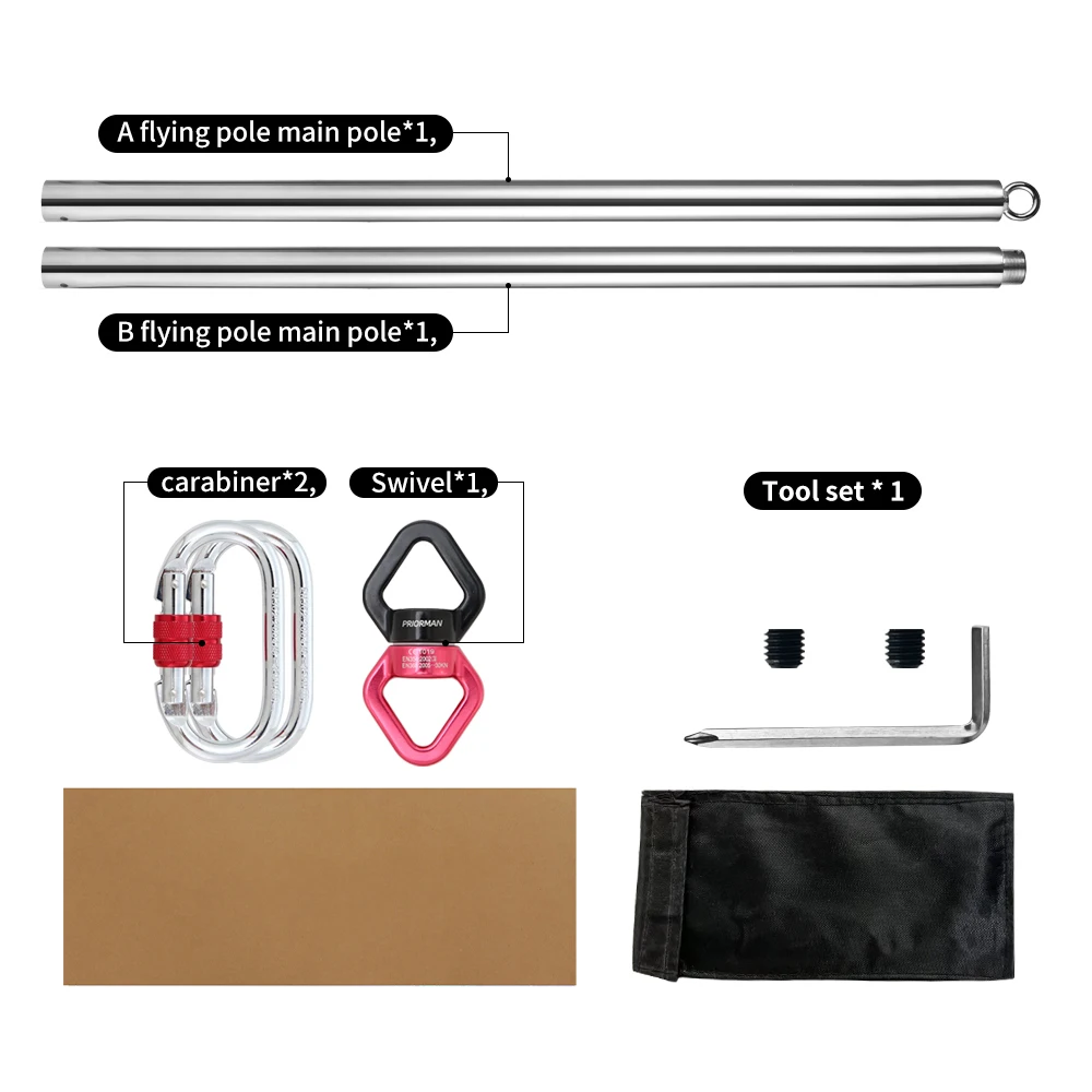 Chinese Flying Pole Aerial Dance Equipment for Sports & Entertainment