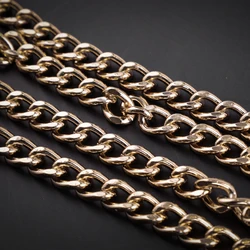 Manufacturer Hot Sale Fashion Zinc Iron Metal Chain For Bag Strap Of Bag Inclined Shoulder Hanging Box Flat Round Bag Chain