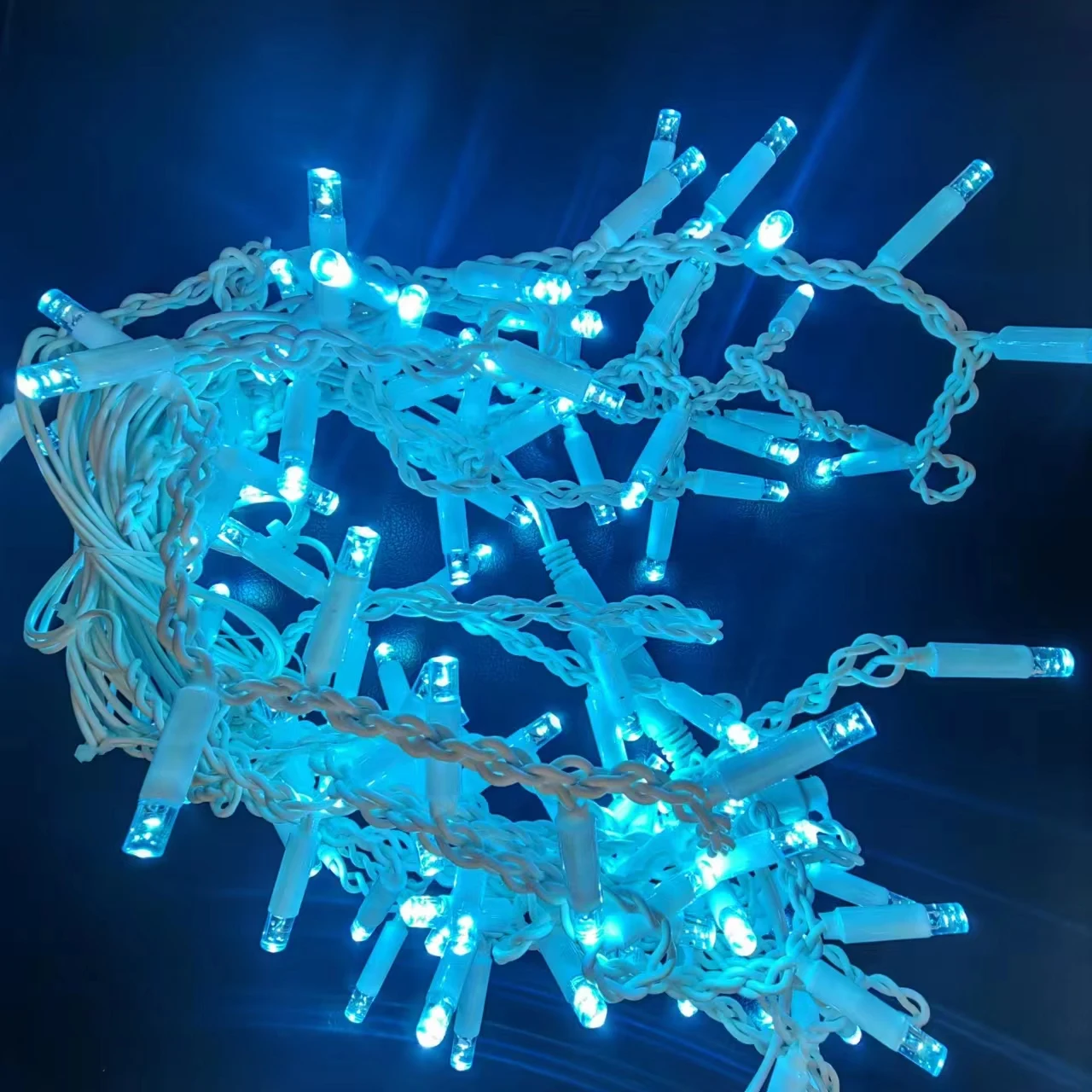 Christmas Garland LED Fairy Curtain Icicle String Lights AC 220V Street Outdoor Decorative Holiday Light