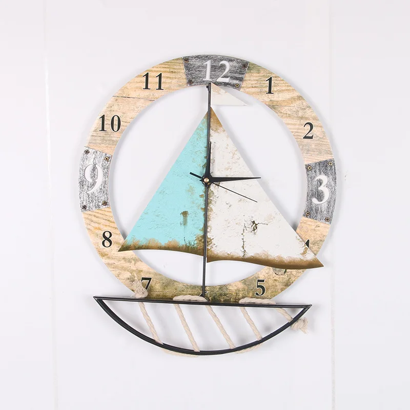 
modern wall clock jam di modern wall clock modern wall clock Creative Funny Hot Sale Hight Quality Boat Shape Wall Clock 3D Deco 