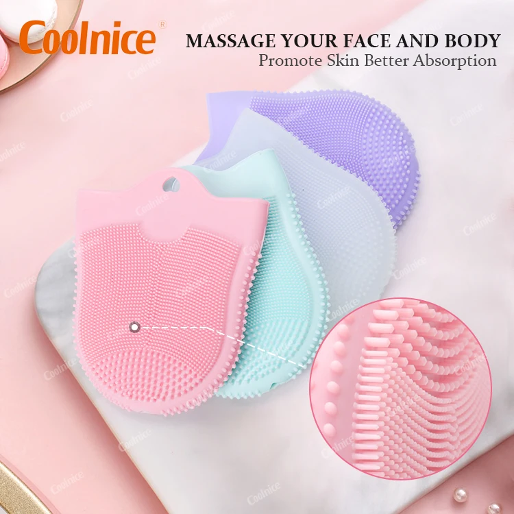 2 в 1 силиконовая щетка для глубокой очистки кожи лица и