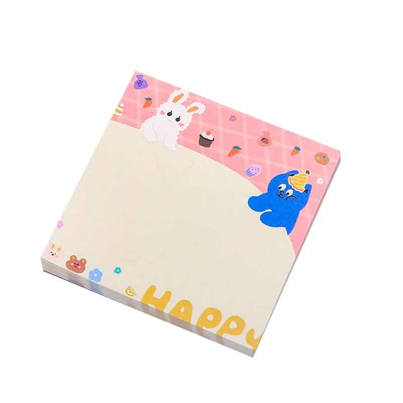 Thick Office Memo Paper Conveniently Attached Messages Wholesale Creative Cartoon Notepads for Primary School Students