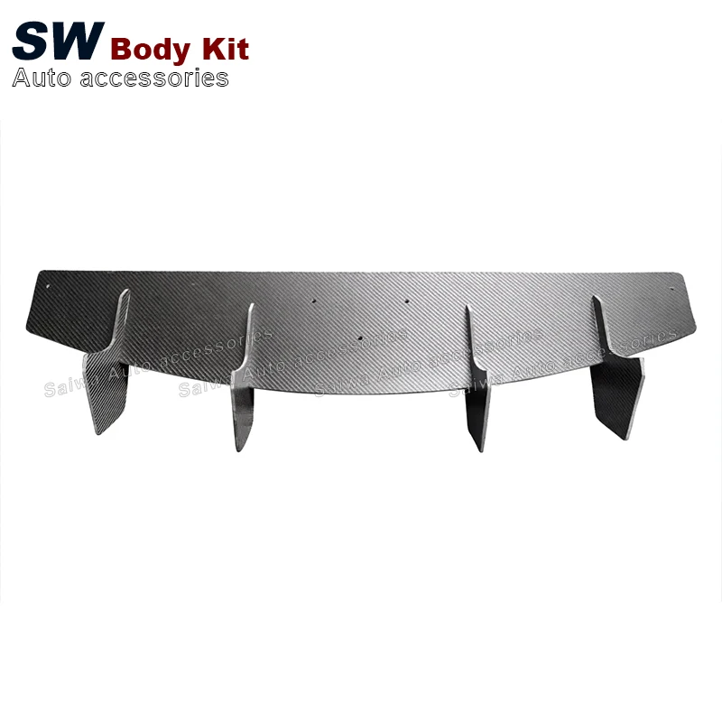 Dry Carbon Fiber MD Style Rear Bumper Lower Spoiler For Ford Mustang Rear Bumper Splitter Lip Diffuser Cover Trim 2018-2022