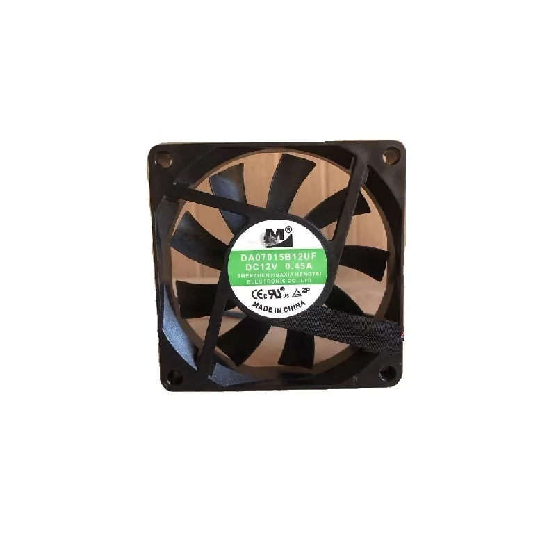 DA07015B12UF 70 x 70 x 15 Cooling fan DC 12V 0.45A 3400 RPM 7015