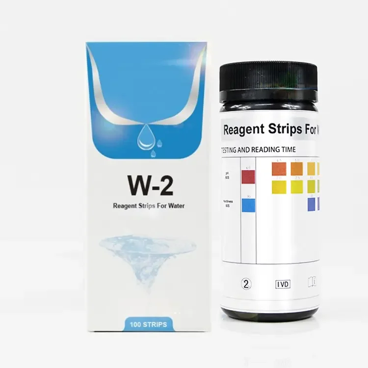 Factory limited price Nitrate hardness ph iron W-2 water test strips