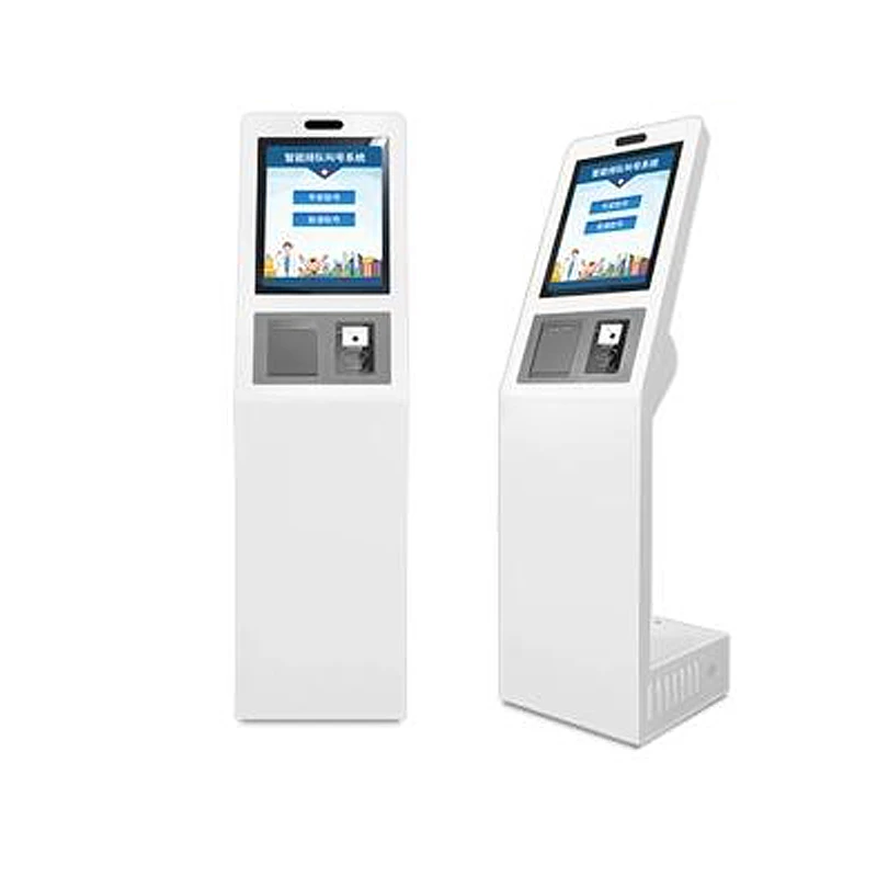 Floor Stand Touch Kiosk 19,21.5,24inch Touch Screen Printer Scanner Kiosk Ordering Payment Terminal Kiosks