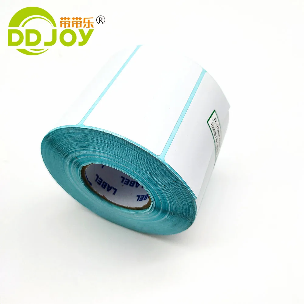 Premium 800 labels per roll 40x30mm plain white self-adhesive eco thermal paper label sticker for weighing scale