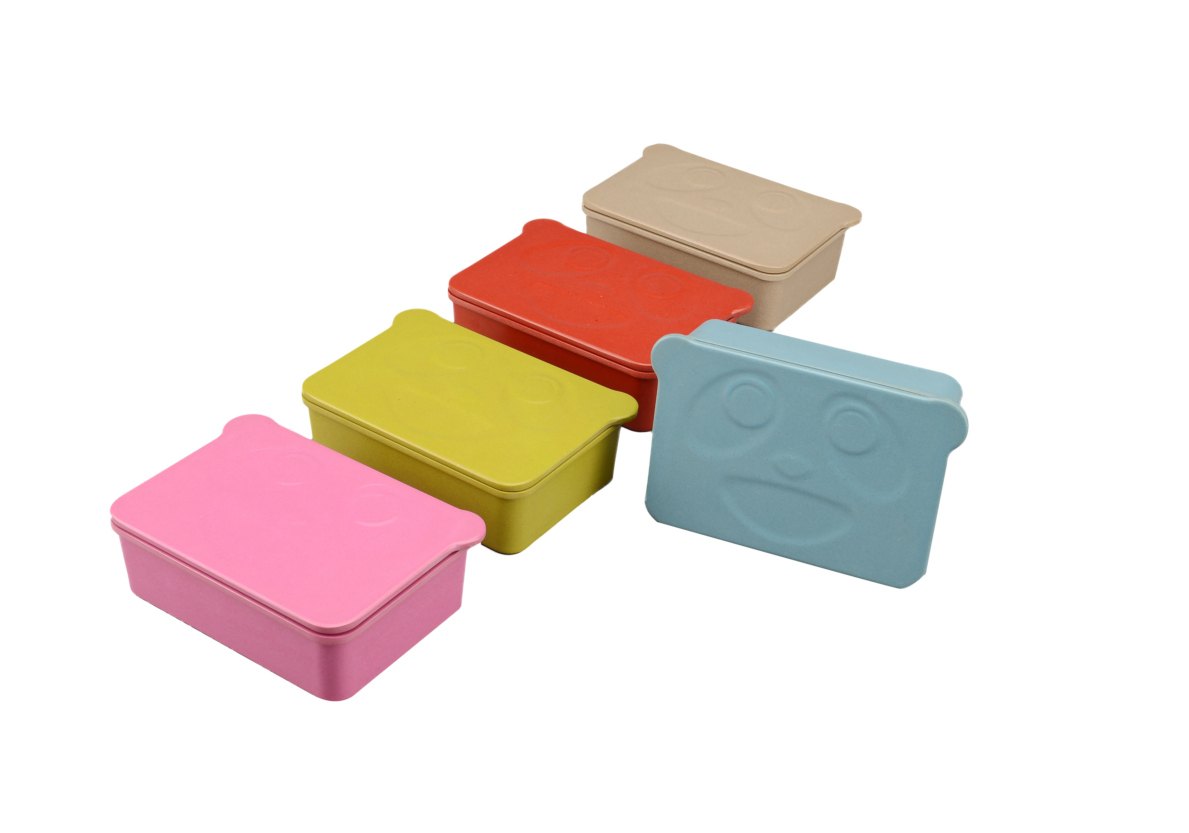 
2020 trend bamboo 600ml food box lunch kids bento lunch box storage containers for food 