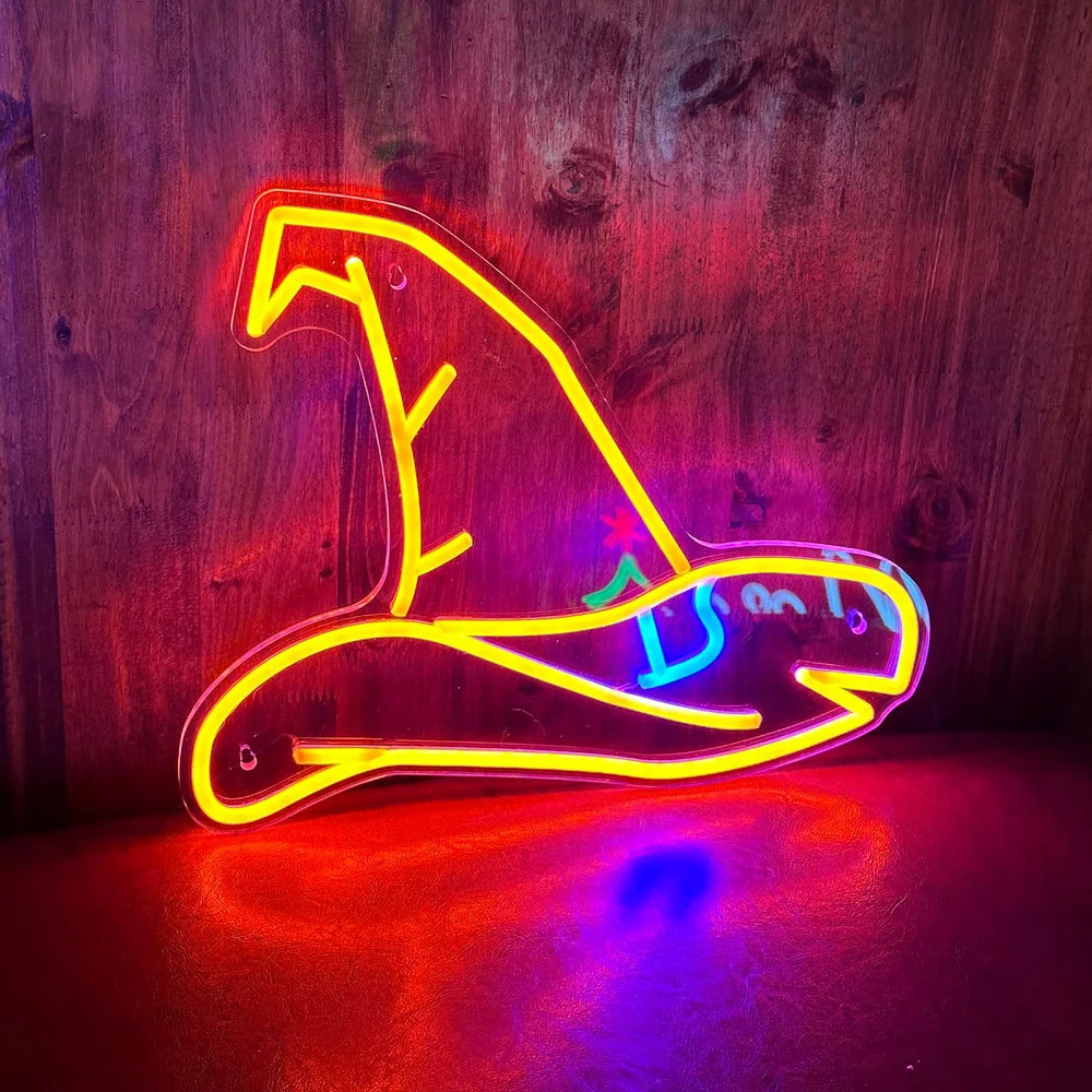 Spooky Boo Neon Sign Halloween Party Light Wall Decor Custom Halloween Boo LED Neon Light NO MOQ Custom Neon Sign