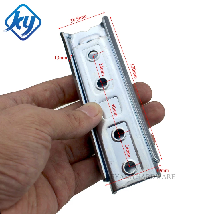 Furniture Fasteners Slide In Lock Bracket Sofa Connector Metal KD Fixing Bracket