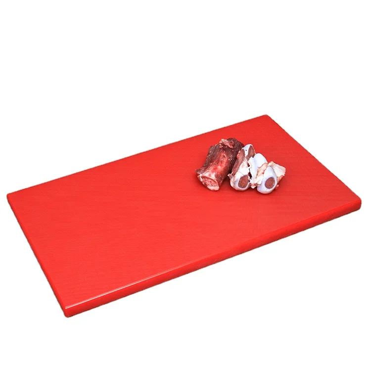 Plastic Polythene Cutting Board Chopping Board PE for Kitchen Wholesale Eco-friendly Customize Commercial Red Rectangle 3-5 Days