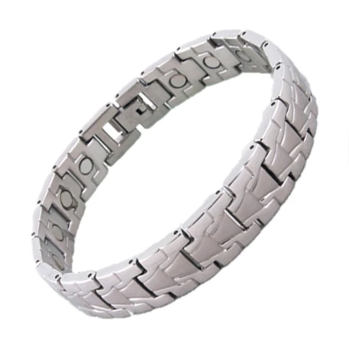 Mens Magnetic Therapy Stainless Steel Bracelets