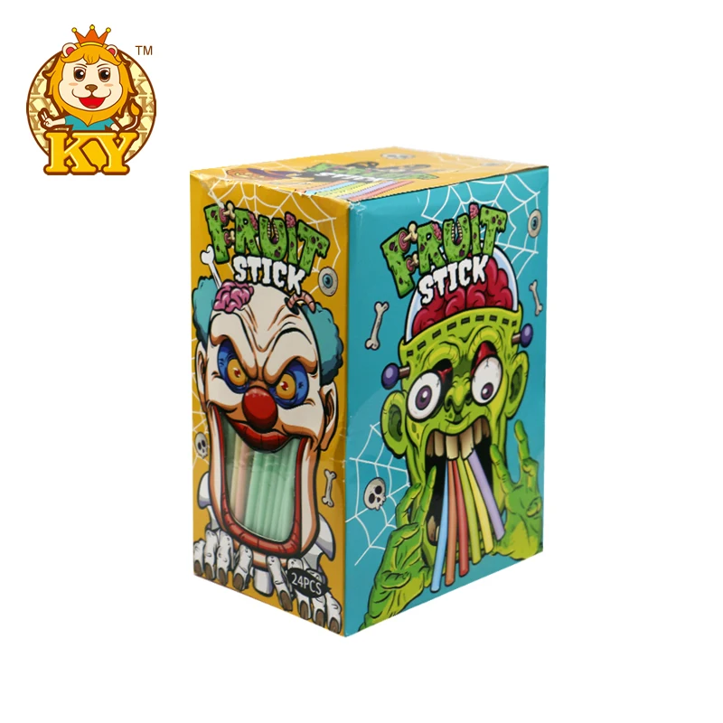 hot selling wholesale fruity flavor sweet cc stick powder candy for Halloween
