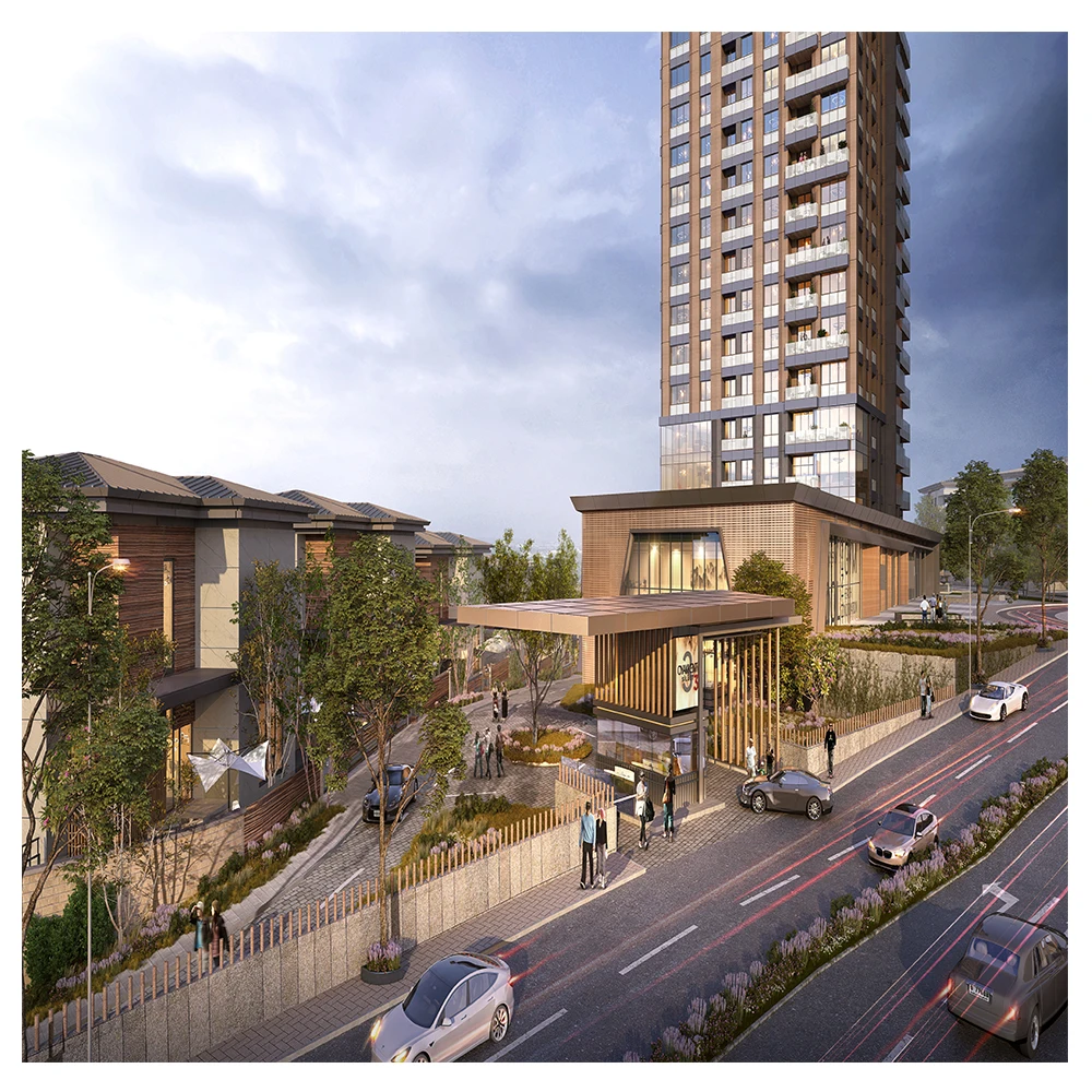 
Hot Selling Architecture Animation Visualization Service 3D Perspective View Exterior Rendering 