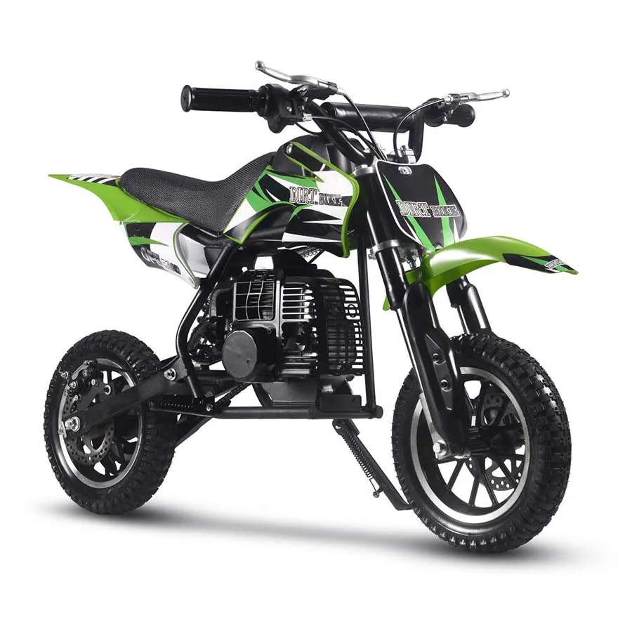 Dirt Bike, 50CC 2-Stroke Mini Dirt Bikes, Gas Powered Dirt Bike, Up to 20MPH, EPA Approved With Rear Suspension,