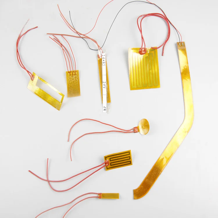 Подгонянный 24В легкий Электрический kapton Гибкий pi тонкопленочный полиимидный
