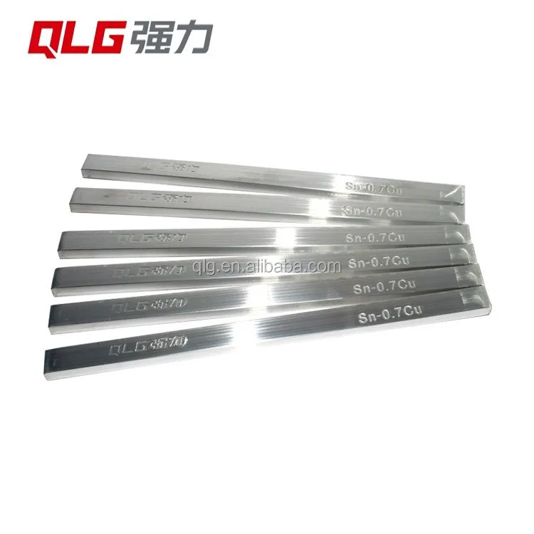 QLG Manufacturer Tin Leaded 6337 Solder Stick Sn 60 Pb 40 Less Residue 60 40 Solder Tin Bar