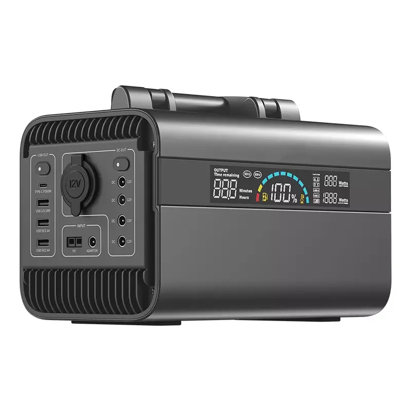 500W 1000W 2000W 3000W Solar Charging Lithium Battery Banks Generator Portable Power Station