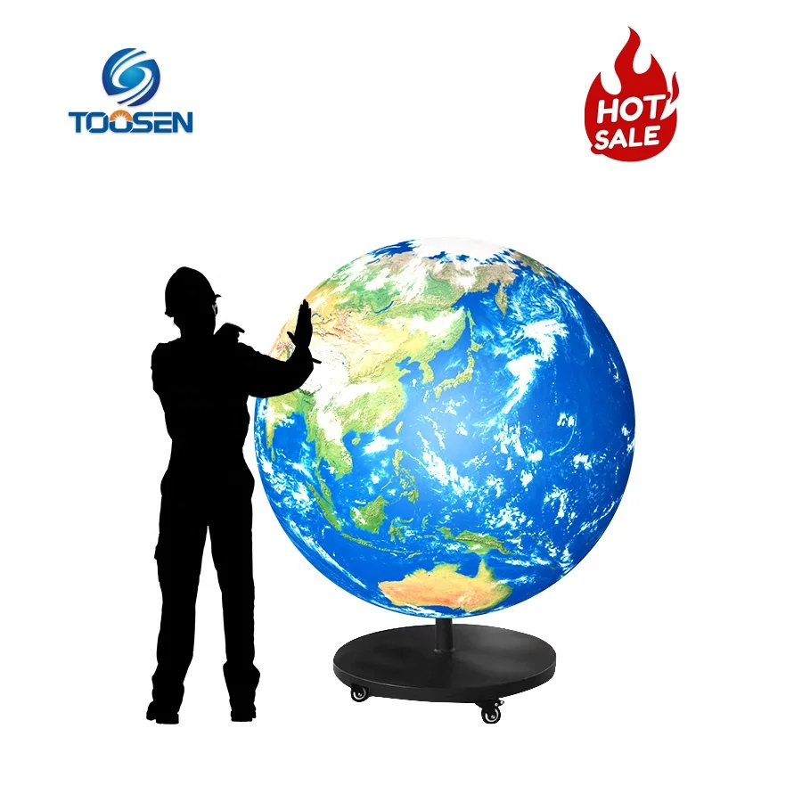 Outdoor 360 Degree Flexible Sphere Led Display For Event 3D P4 P5 P6 P8 P10 Ball Waterproof Led Globes Sphere Screen