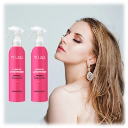 Deep Hair Growth and Breakage Coconut Oil Heat Protectant Spray Leave-In Conditioner For Fine Dry Damaged Curly Hair