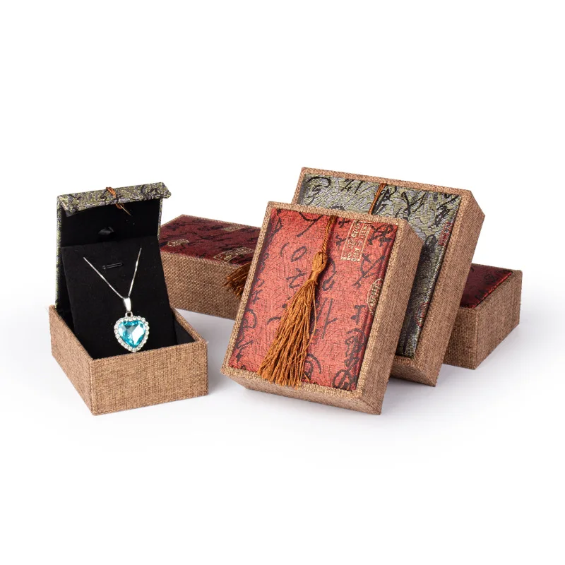 Modern Design Jewelry Storage Display Light Ring Led Wedding Anniversary Paper Gift Box