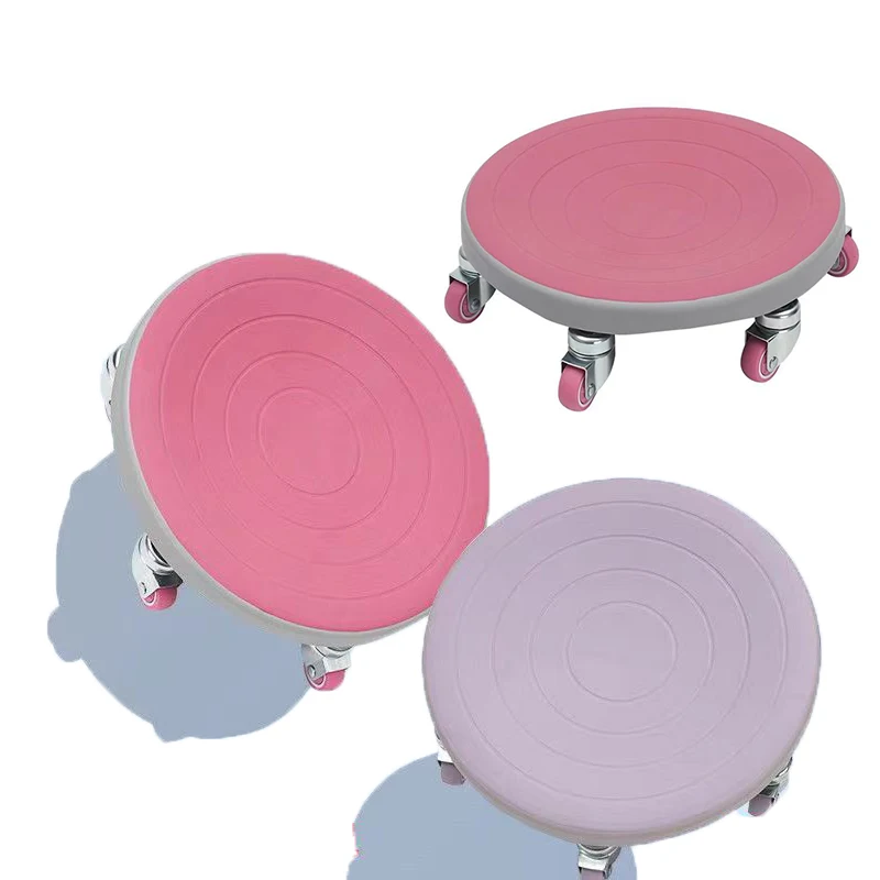 Quality Adjustable Multifunctional Sit Up Bar Mute Universal Six Wheel Abdominal Wheel  Abdominal Muscle Disc Fitness