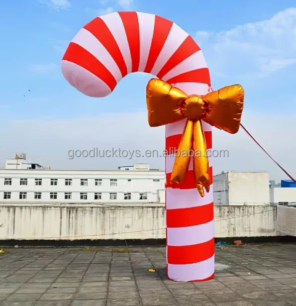 giant outdoor candy canes inflatables christmas decorations props led light up candy cane large