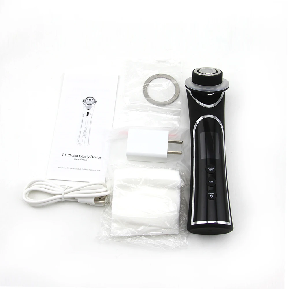 Personal Care Beauty Handy Wrinkle Removal Face Lifting Led Light RF Facial Massager