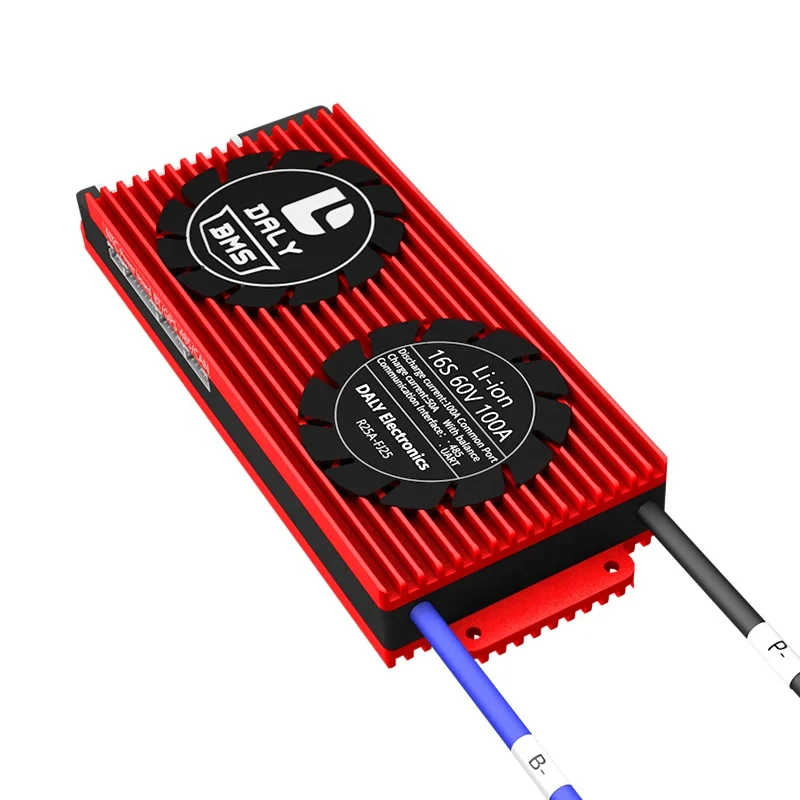  Производство Daly для электрического вилочного погрузчика 16s 60v pcm 100a общего порта с UART 485 CAN liion батарея smart