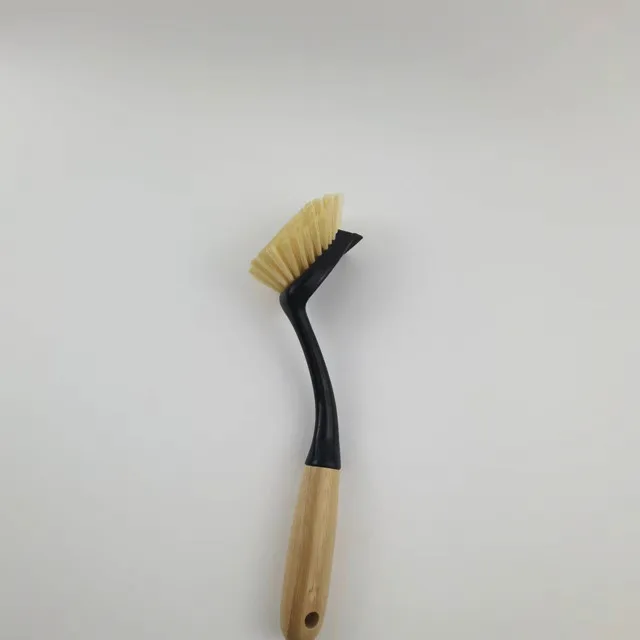Factory Cheap Good Bamboo Handle Kitchen Dish Scrubber Brush for Kitchen