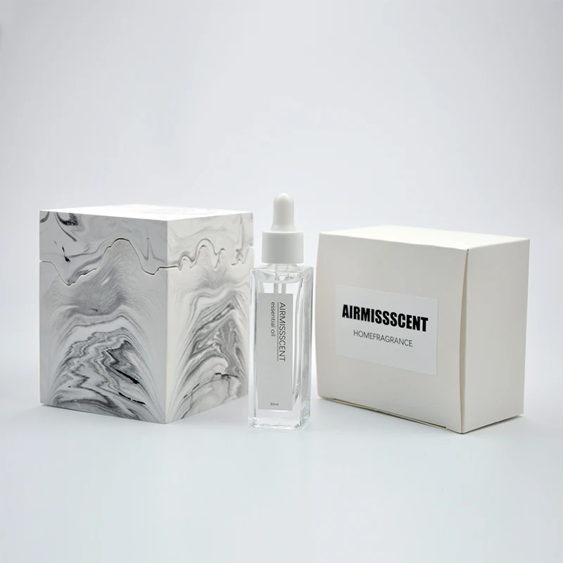 Air Miss Custom Natural Lava Rocks Salt Stone Fragrance Oil Gift Box Stone Essential Oil Diffuser