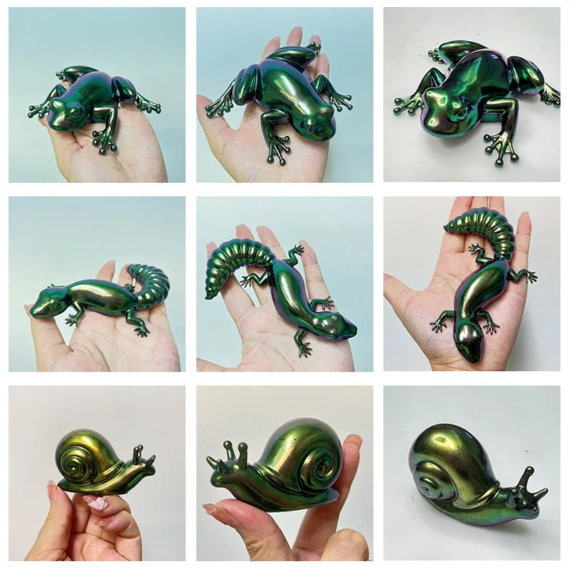 Lizard Frog Animal Snail 3D Candle Silicone Mold for Resin Cake Clay Resin Making Molds Candle Craft Supplies