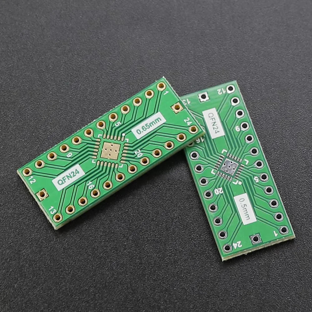 Переходная плата QFN24 адаптер печатная SMD DIP24 DIP Pin IC Test Plate 0 5 мм 65 2 54 Разъем преобразователя шага