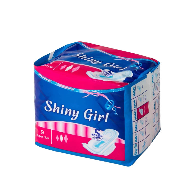 Shiny Girl Natural Regular Women Sanitary Napkins To Sudan Lady