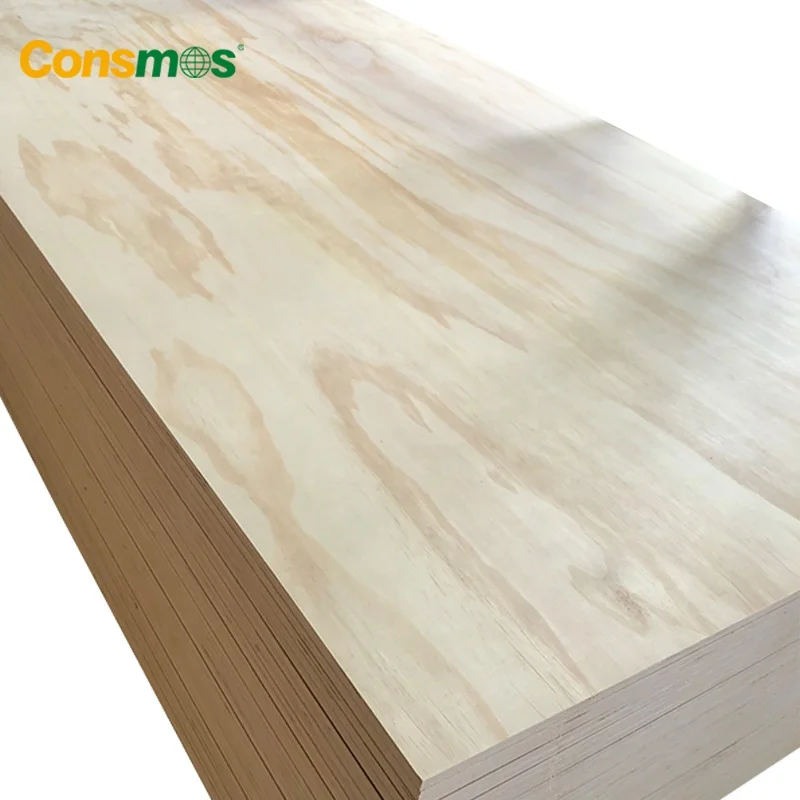 1220*2440mm 18mm 25mm Okoume Bintangor Poplar Birch Pine Hardwood Commercial Plywood