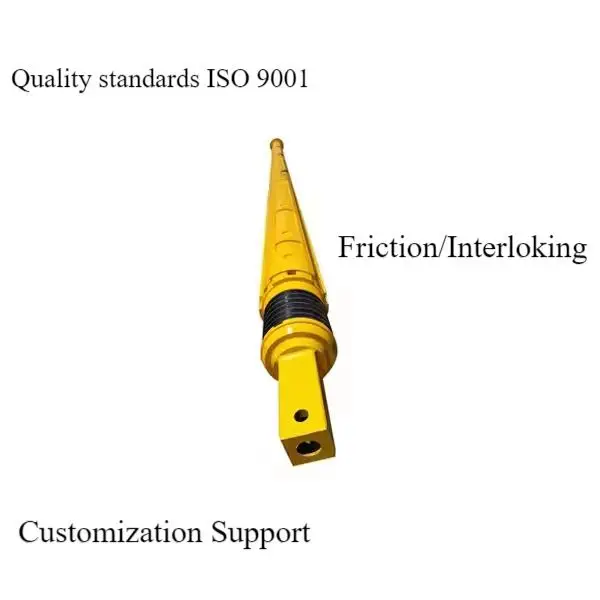 NEW 2024 LIMTA OEM Soilmec Bauer Casagrande Tescar Mait Interlocking Friction Kelly bar Pile Foundation Factory 3-8 sections