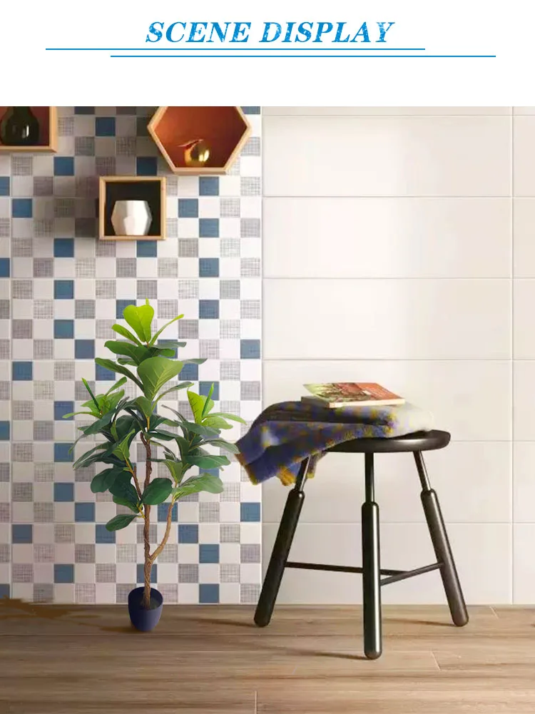 Nature Garden Fiddle Fig Green Plant Artificial Tree Decorative