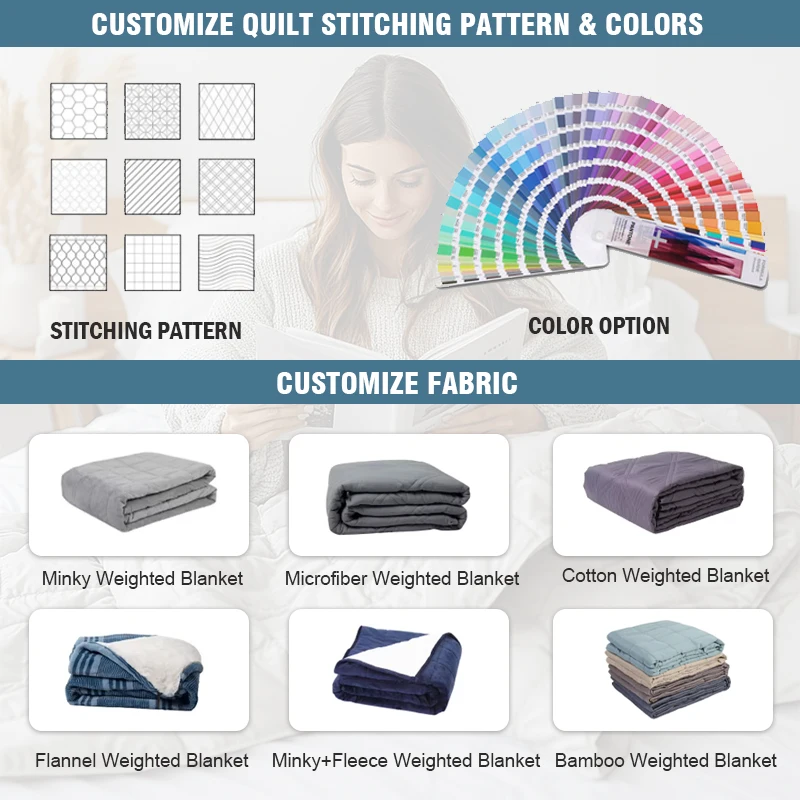 Custom Weighted Blanket For Children Cotton Blanket Weighted For Kids