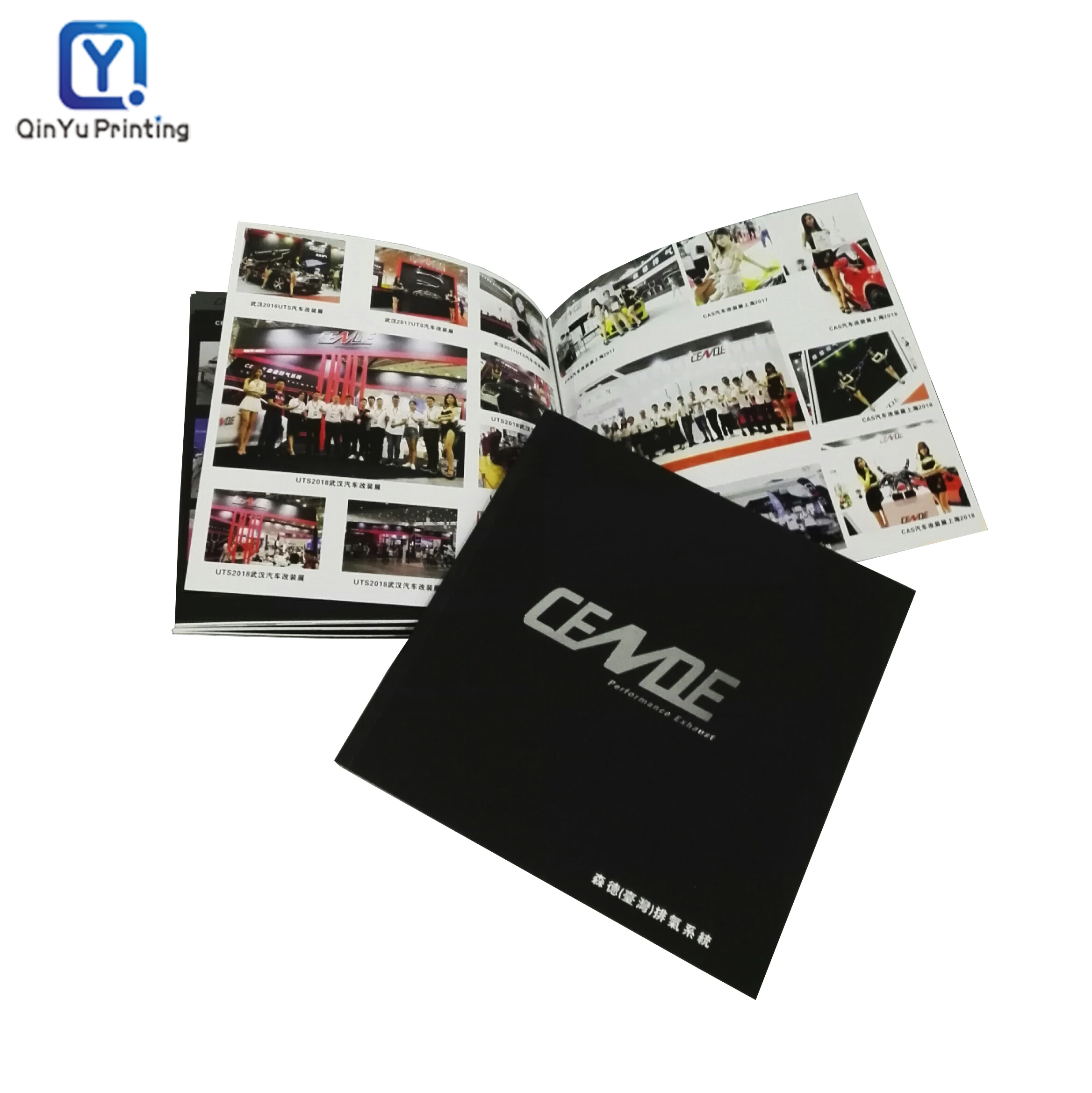 Custom Emboss Commercial Catalog Book Magazine Brochure Printing House