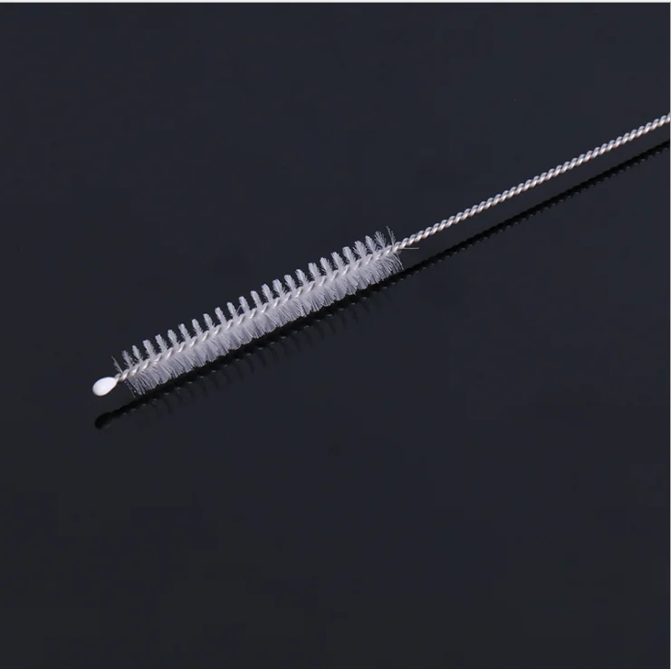 Hot sale Stainless Steel Cleaning Brushes glasses Nylon Straw Cleaners For Drinking Pipe