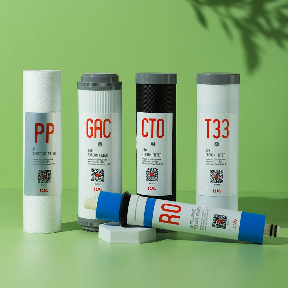 Customization Cto Water Purifier Filter 10 Inch Carbon Block Water Filter Cartridge PP T33 Filter for Water Purifier