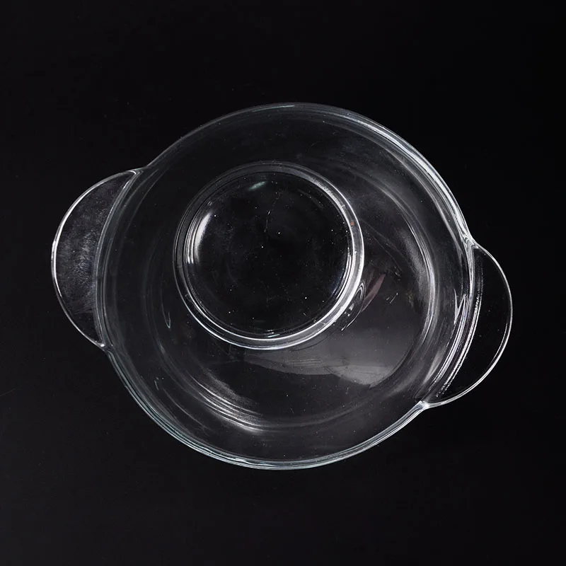 custom red glass salad bowl crystal sugar bowl 14mm glass bowl