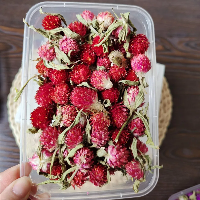 Dried flowers head Globe Amaranth   flower ring decoration handicraft decoration
